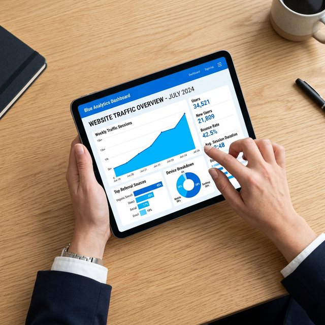 Website Traffic Analytics Dashboard